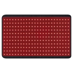 VEVOR Red Light Therapy for Body, 264 LEDs Light Therapy Pad with Controller, 10Hz Pulse, 5-30 Min Timer