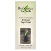 Natural Therapy Brilliant Top Coat by BioSource for Women - 0.4 oz Nail Treatment