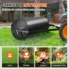 VEVOR Tow Behind Lawn Roller, 400lbs Sand/Water Filled Yard Roller, LLDPE Drum and Steel Frame Sod Roller with Easy-turn Plug