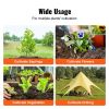 VEVOR Auger Drill Bits for Planting Set of 4, Garden Auger Drill Bit, Spiral Drill Bit for Post Hole Digger, Bulbs Planting & Holes Digging