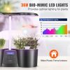 VEVOR Hydroponics Growing System, 12 Pods Indoor Growing System, Indoor Herb Garden with Full-Spectrum LED Grow Light