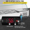 VEVOR Refrigerated Condiment Prep Station, 40-Inch, 7.8Qt Sandwich Prep Table w/ 1 1/3 Pan & 4 1/6 Pans