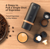 Italian car coffee machine. (Capsule (Nestle) + coffee powder 2 in one, exquisite and classic, wireless charging 52 times / cup