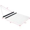 ATV Drag Harrow 4'x5', Chain Harrow for Landscape Leveling or Sod Prepping, Durable UTV Tractor Attachment Seed Harrow for Gravel Driveway, Field