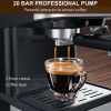 capsule + coffee powder + milk foam three-in-1 coffee machine.  20Bar extract American / cappuccino and other espresso