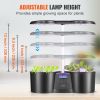 VEVOR Hydroponics Growing System, 12 Pods Indoor Growing System, Indoor Herb Garden with Full-Spectrum LED Grow Light