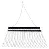 ATV Drag Harrow 4'x5', Chain Harrow for Landscape Leveling or Sod Prepping, Durable UTV Tractor Attachment Seed Harrow for Gravel Driveway, Field