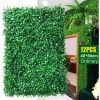 Artificial Boxwood Panel 12pcs Boxwood Hedge Wall Panels Artificial Grass Backdrop Wall 24X16 4cm Green Grass Wall